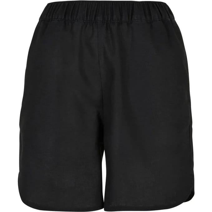 Urban Classics - Linen Mixed Korte broek - S - Zwart