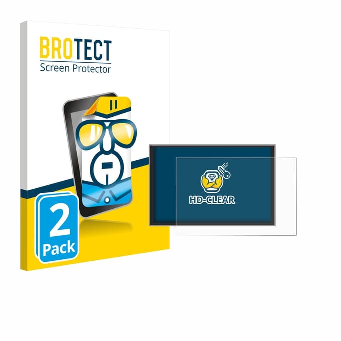 BROTECT - Screenprotector voor Renault Master 2025 - Folie Beschermfolie transparant 2 Stuks