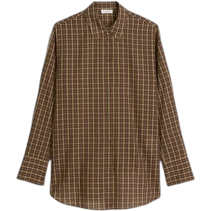 Oversized blouse met ruitpatroon voor dames Marc O'Polo