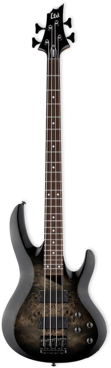 ESP LTD B-204DX Black Burst elektrische basgitaar