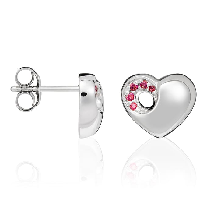 Orphelia Dames 925 Sterling Zilveren Stud Oorbellen - Zilver ZO-5020