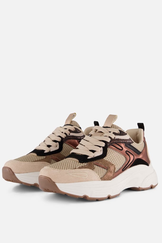 Cellini Sneakers koper Suède/ Mesh - Maat 36
