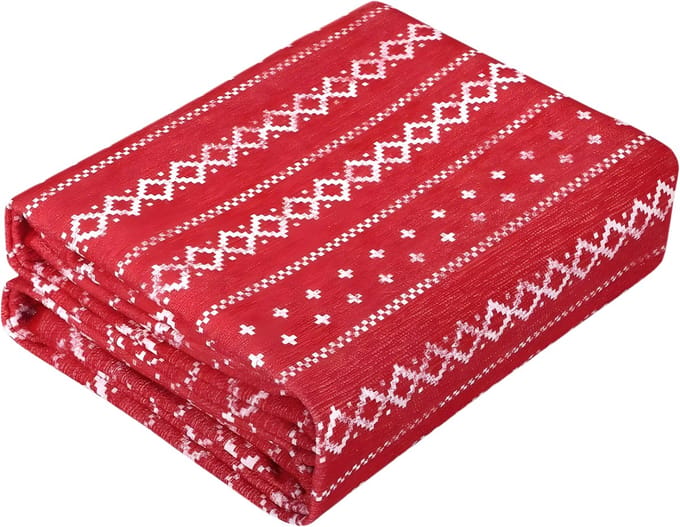 Kerst Runner Tapijt 60x180 cm - Antislip & Machinewasbaar - Rood