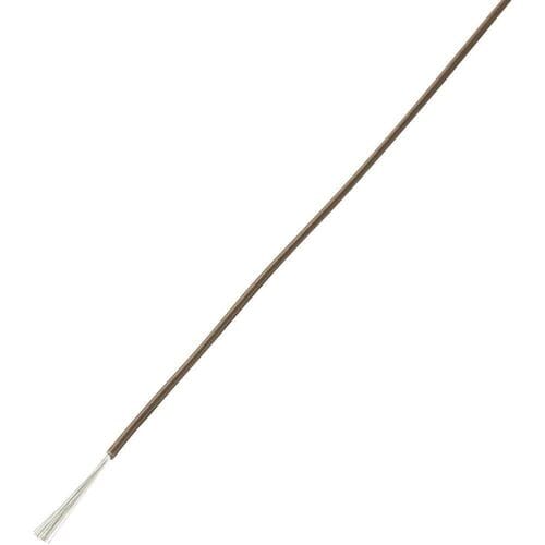 TRU COMPONENTS 1564659 Draad LiFY 1 x 0.25 mm² Bruin 100 m