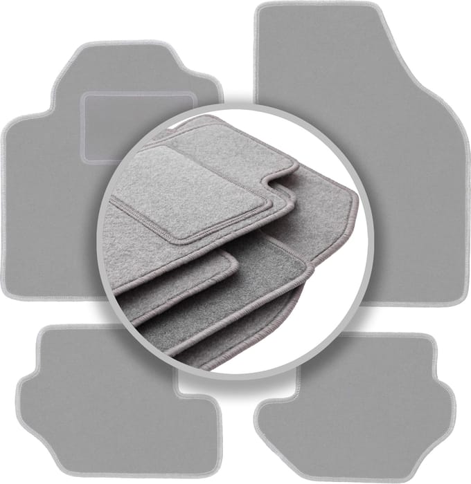 Grijze automatten voor: Ford Fiesta MK3 hatchback (1989-1996)