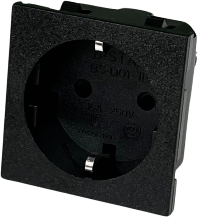 VanXcel 230V EU-stekker 2-pack - Muurstekker - Inbouw - Wall plug - Camper - Boot - Stopcontact