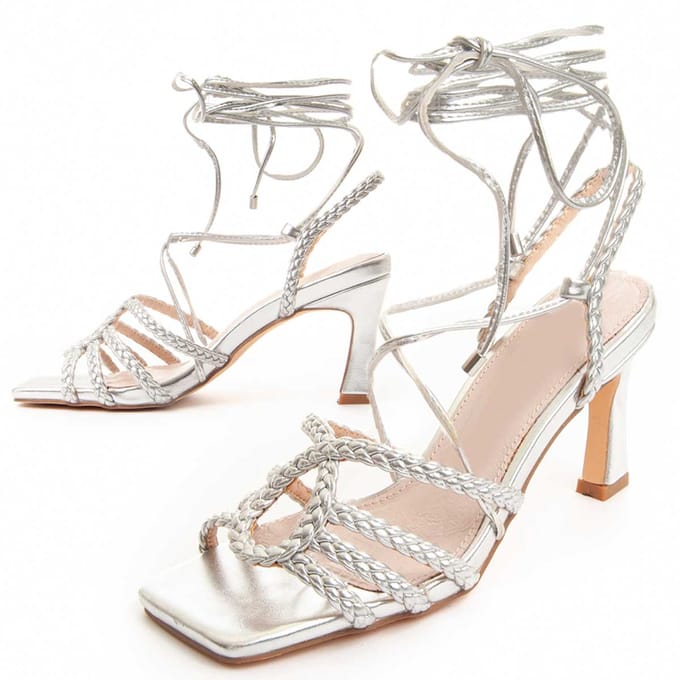 Montevita Heel Sandal Sanndal7 In Zilver