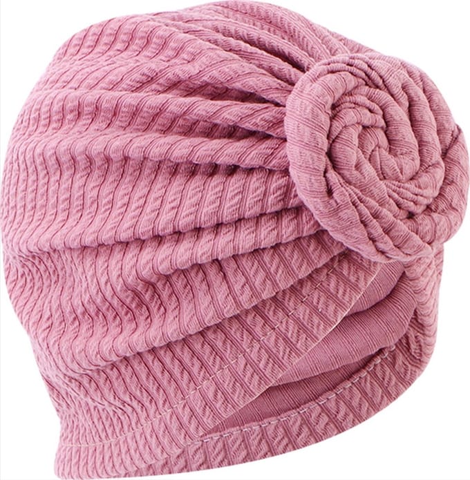 Tulband - Dames hoofdwrap - Hoofdwrap - Slaapmuts - Hoofddoek - Hoofdband - Roze - Damesmuts - Muts - Chemo muts