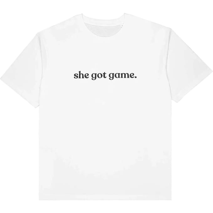 Kickz She Got Game Minga T-shirt Wit