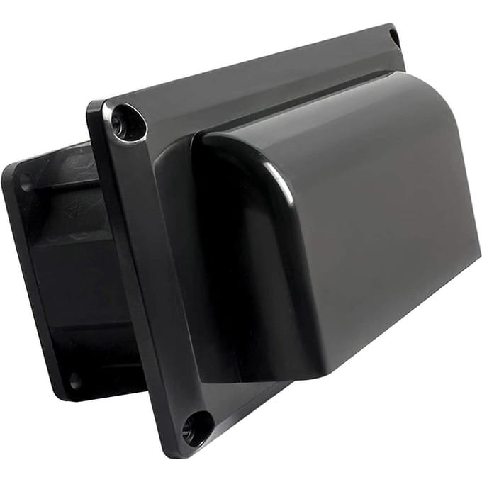 12V Caravan Camper Trailer Side Air Vent Ventilatie Afzuigventilator RV Ventilator RV Modificatie zwart