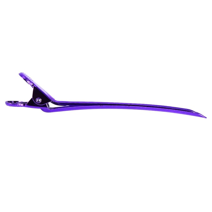 Lot de 12 pinces à cheveux de salon, pinces de coiffure, pinces de maintien, outils de coiffage, accessoires(pourpre) purple