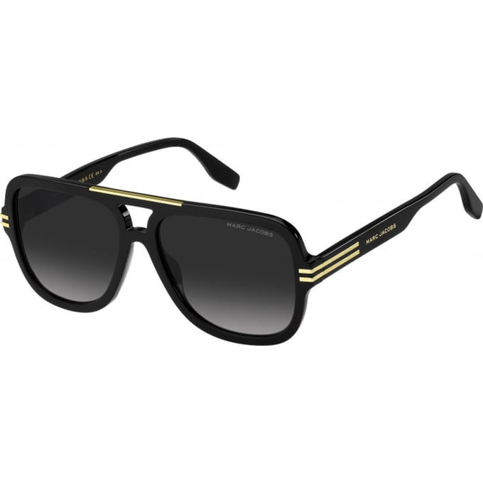 Marc JacobS Marc 637 S 807 9o Lunettes de Soleil Homme Black/58-16-145 gray