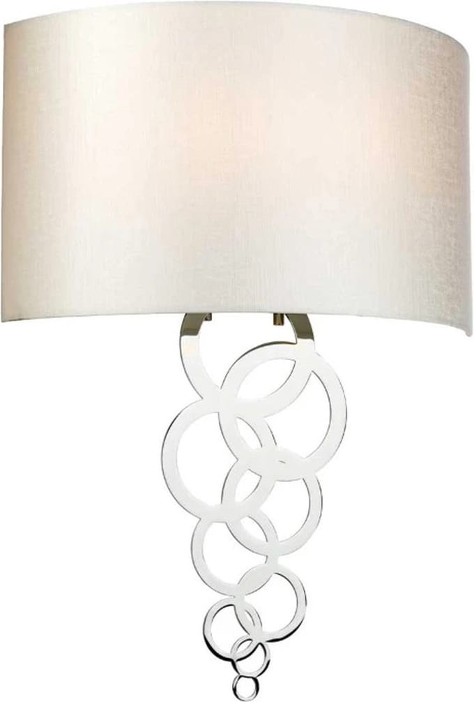 Elstead Lighting LED Wandlamp Curtis | 2X E27 Max 60W | Polished Chrome