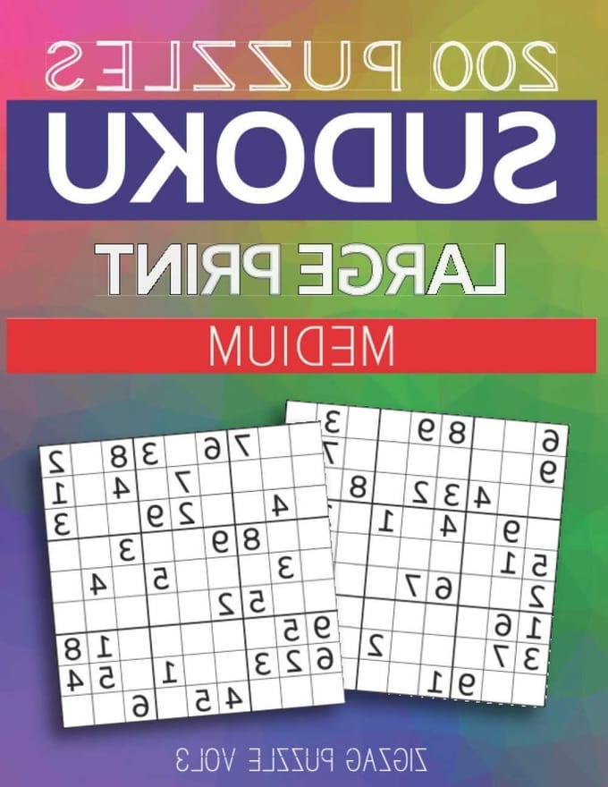 Sudoku Puzzelboek - Grote Cijfers - Hersenen Trainen - 200 Medium Puzzels - Large Print 8.5x11 - Niet gespecificeerd