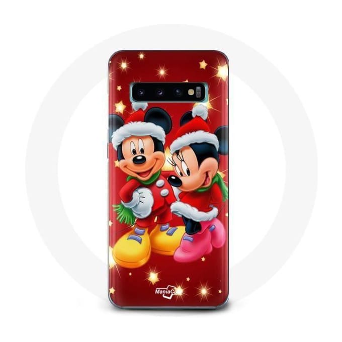 Coque - maniacase - Samsung Galaxy S10 - Mickey Mouse - Souple - Protection enfant noir