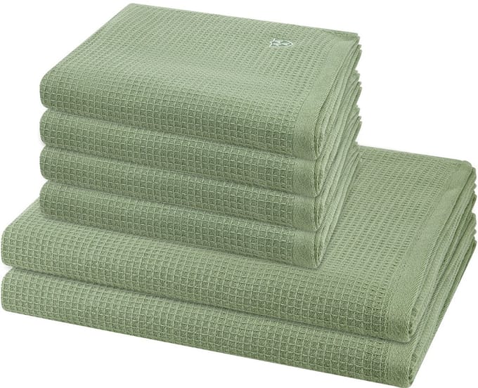 Ross Sonstiges 4 X handdoek 2 X douchehanddoek - in set 6 pack Pique