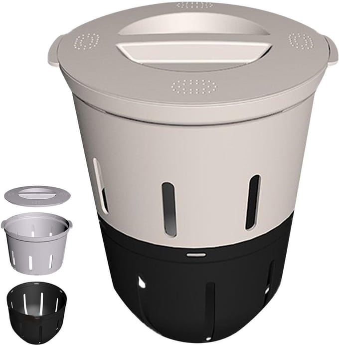 Compostbak Bodem - Compostcontainer Tuin - Afval Verwerken - Diervriendelijk Ontwerp - 125 Liter - Uniek