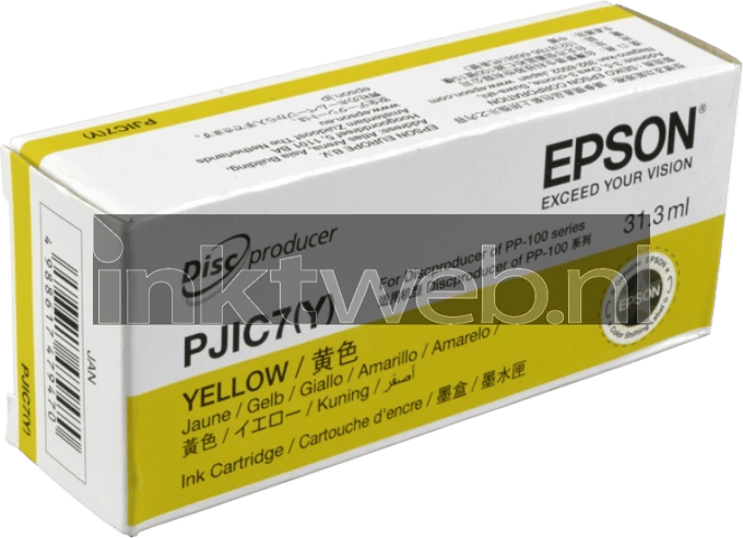 Epson C13S020692 inktcartridge geel - 1 stuk - compatibel