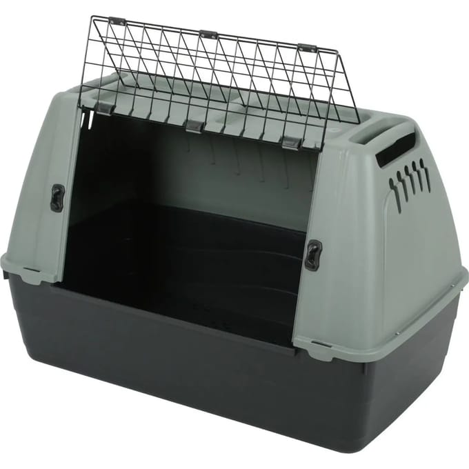 Gerecycled plastic krat voor honden Zolux