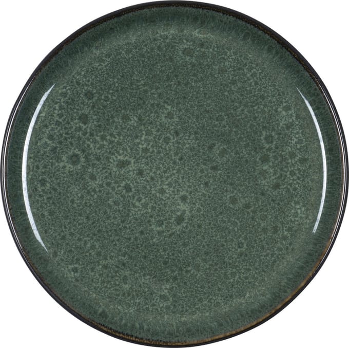 BITZ Gastro Bord Dia. 21 x 2,0 cm Zwart/Groen