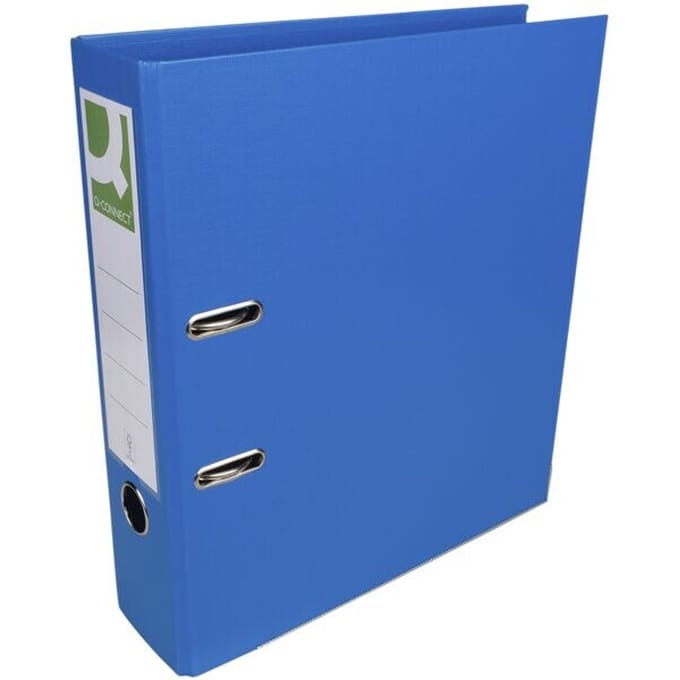 Q-CONNECT ordner, voor ft A4, volledig uit PP, rug van 8 cm, blauw