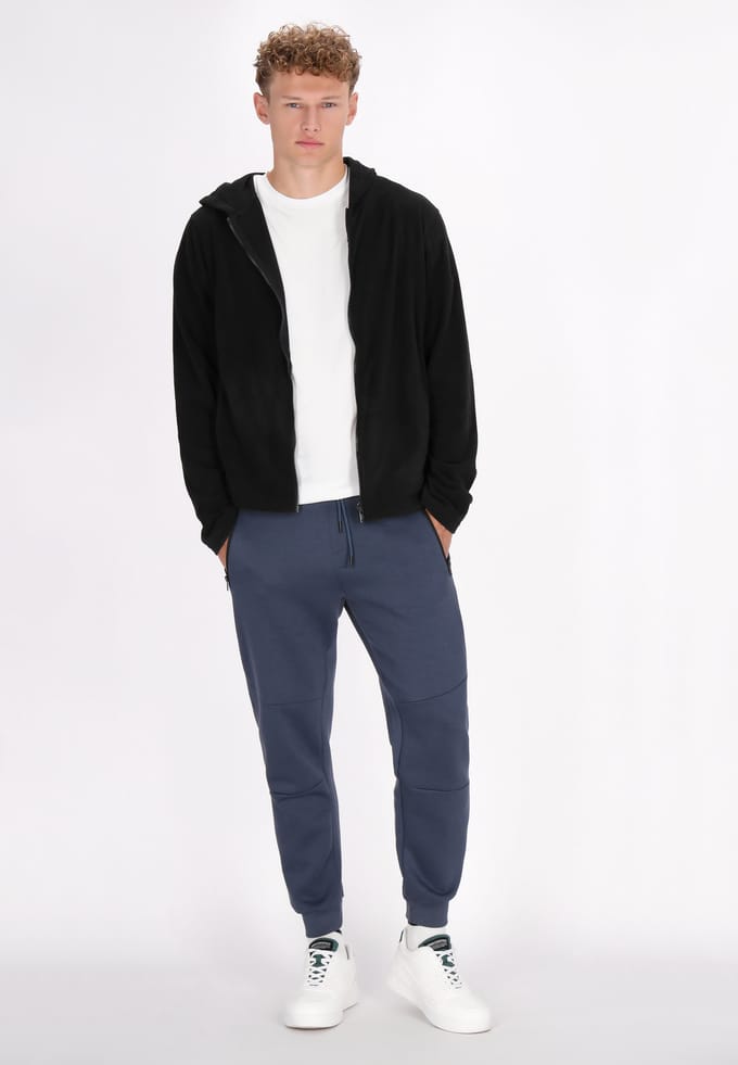 Mo Fleece jas Heren zwart