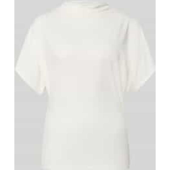 T-shirt met korte opstaande kraag model 'Nupti'