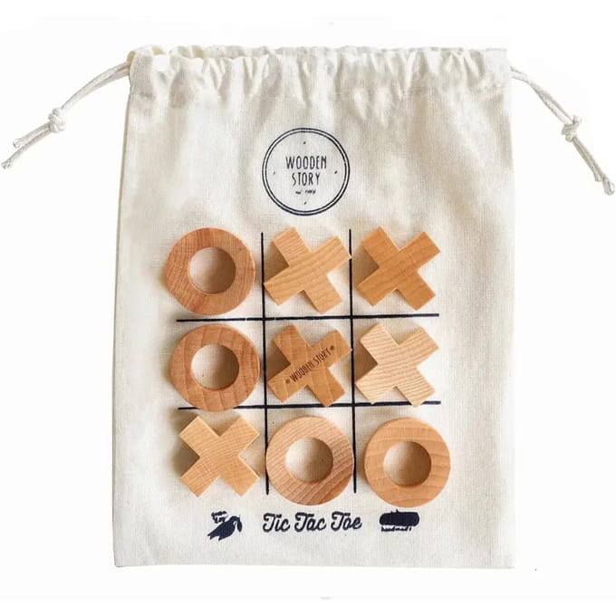 Jeu de Morpion Wooden Story