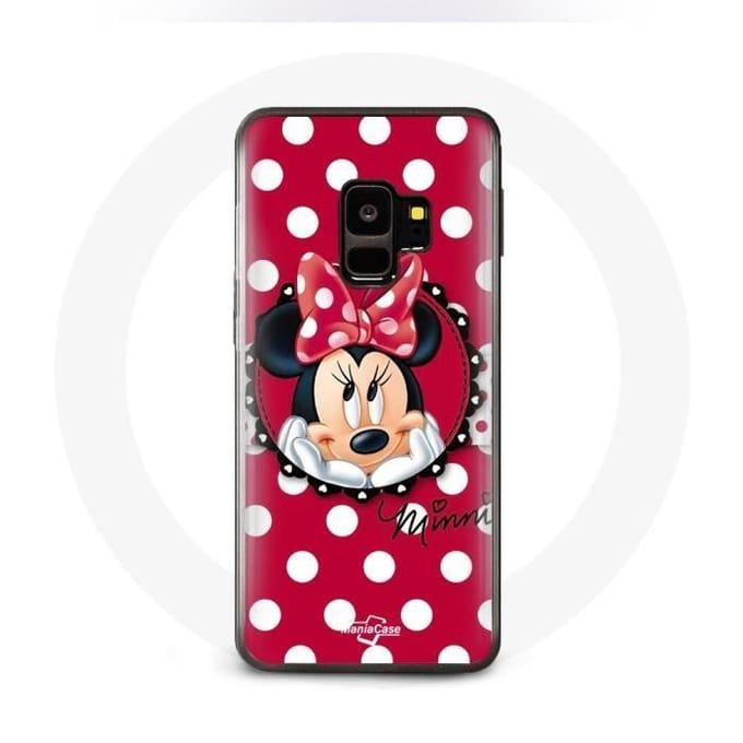 Coque - Minnie Mouse - Samsung Galaxy S9 - Dessin animé - Rouge - Souple rouge