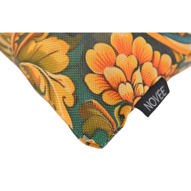 NOVÉE Sierkussen heritage bloom groen | 45x45 cm | katoen/linnen