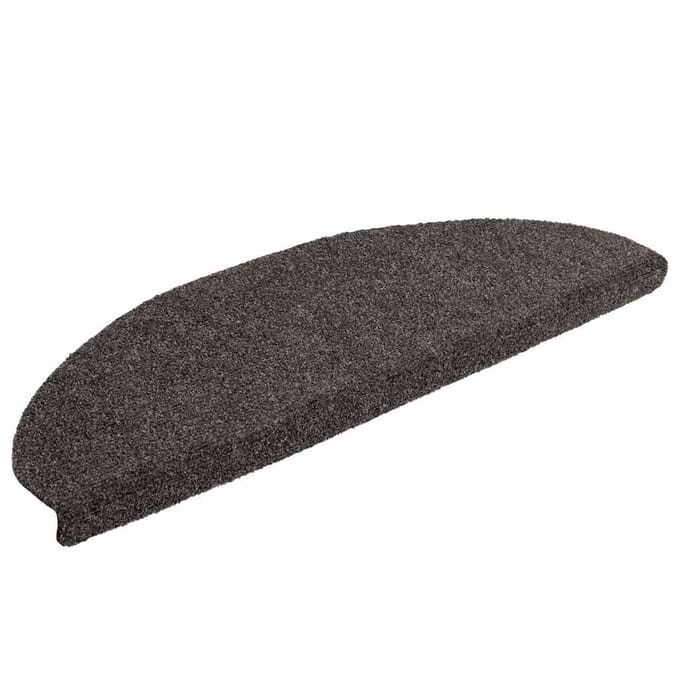 vidaXL - Trapmatten - Zelfklevend - 30 - stuks - 65x21x4 - cm - Antraciet - Halfrond - Groot