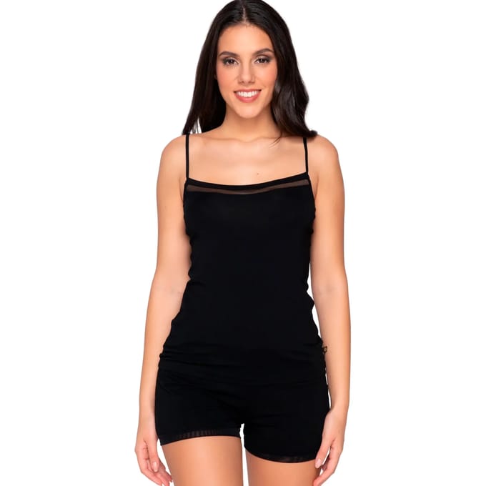 Dames top met fijne bandjes Luna Touch