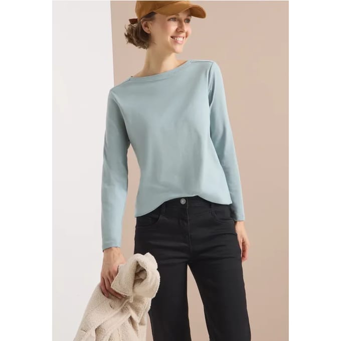 Shirt in effen kleur