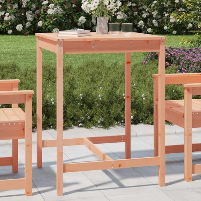 vidaXL - Tuintafel - 82,5x82,5x110 - cm - massief - douglashout