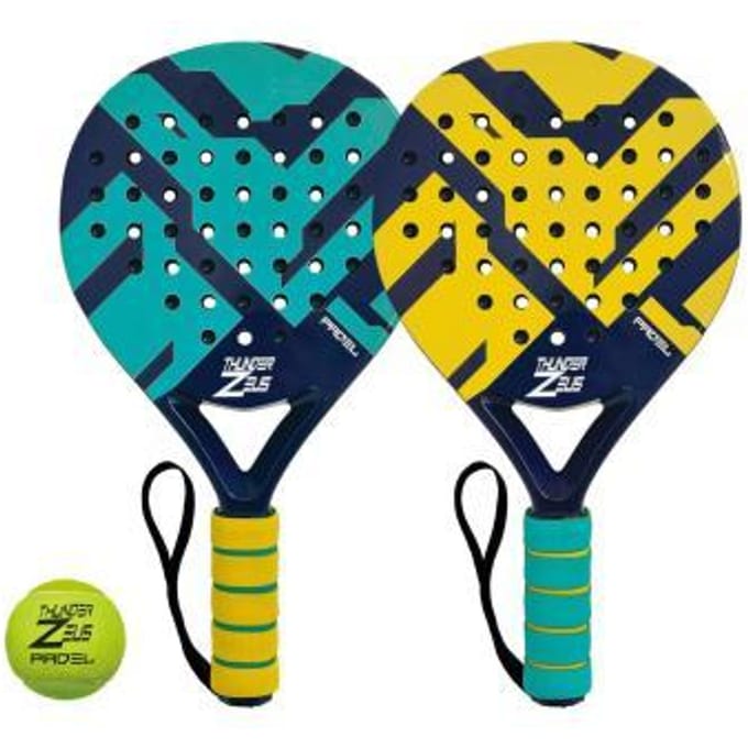 Set 2 padelrackets en bal