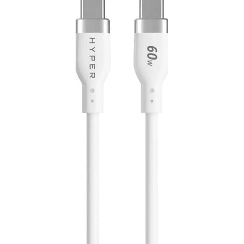 HYPER HyperJuice USB-kabel USB 2.0 1,5 m USB C Wit