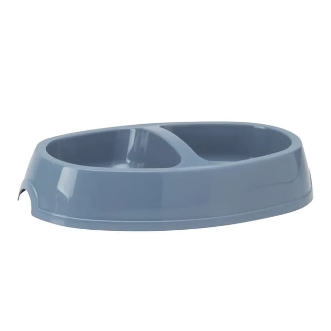 Savic Picnic Twin Dog Feeding Bowl 30.5 x 17 cm 2 x 0.4L
