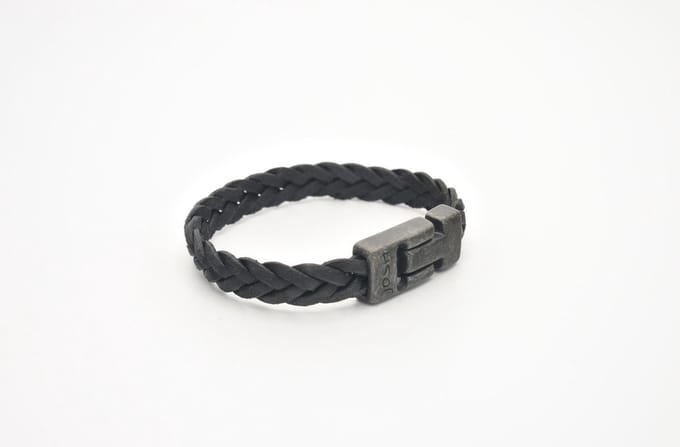 Josh-24831-Armband-Zwart-Heren-21,5cm