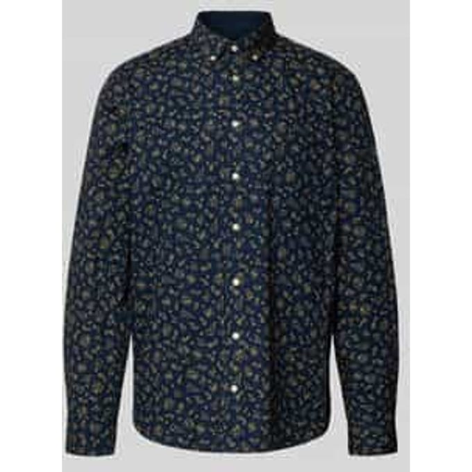Regular fit vrijetijdsoverhemd met kerstmotief