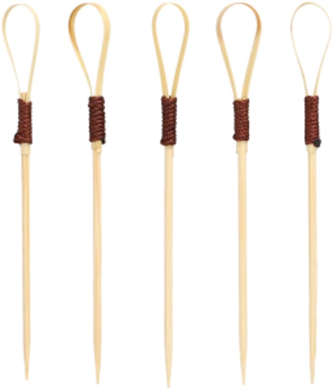 20x 100 Fingerfood prikkers 10 cm Loop