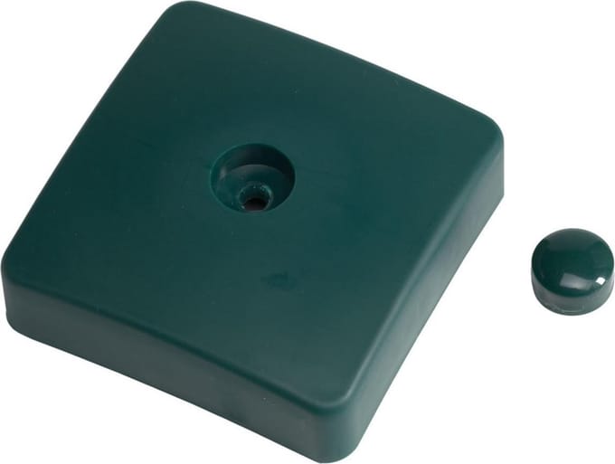 KBT - Paaldop Vierkant Groen 7x7cm