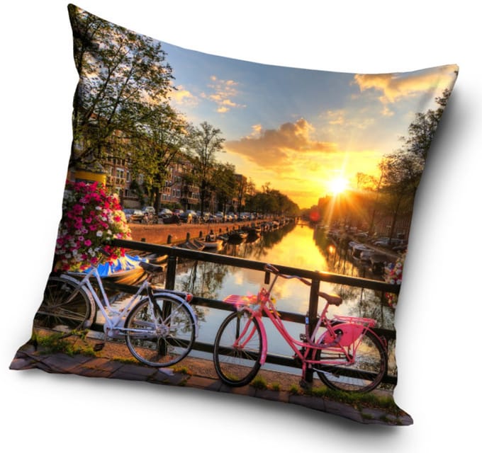 Cities Amsterdam kussenhoes 40*40 cm