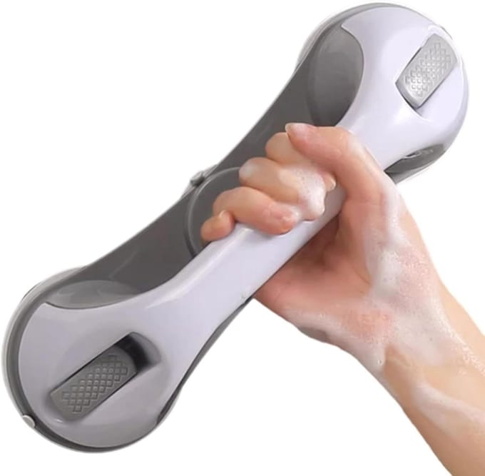 Veiligheidsgreep Douche - Antislip Leuning - Veilig Douchen - Zonder Boren - 30 cm - Meerkleurig