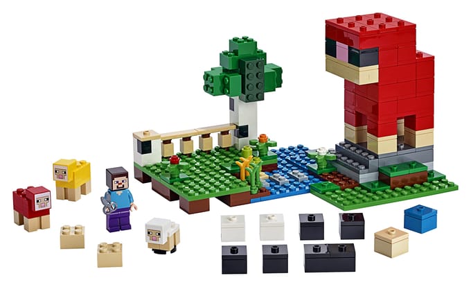 LEGO Minecraft De schapenboerderij 21153
