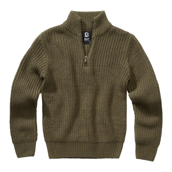 Brandit - Marine Troyer Kinder Pullover/trui - Kids 146/152 - Groen