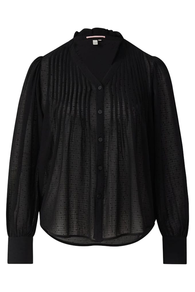 s.Oliver -qs Blouses Black Talla: 44 | Blusas Outlet | Mujer | Negro