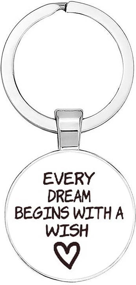 Akyol - Every dreams begins with a wish - sleutelhanger - dromen - wens - verrassing - cadeautje