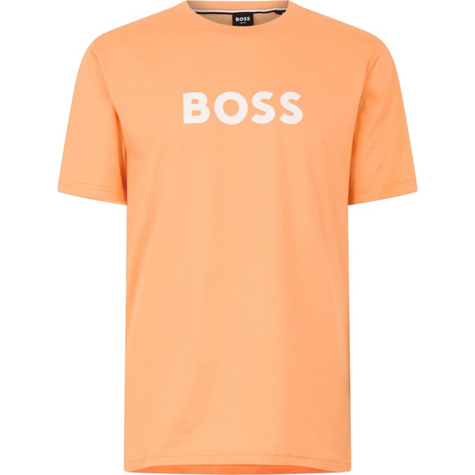 Boss Heren Hbw Logo T-Shirt (Licht Oranje)