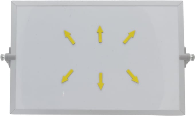 Sam Creative Magnetisch Symbool - Pijl - 1,2x3 cm - Geel - 25 stuks - Whiteboard Magneten