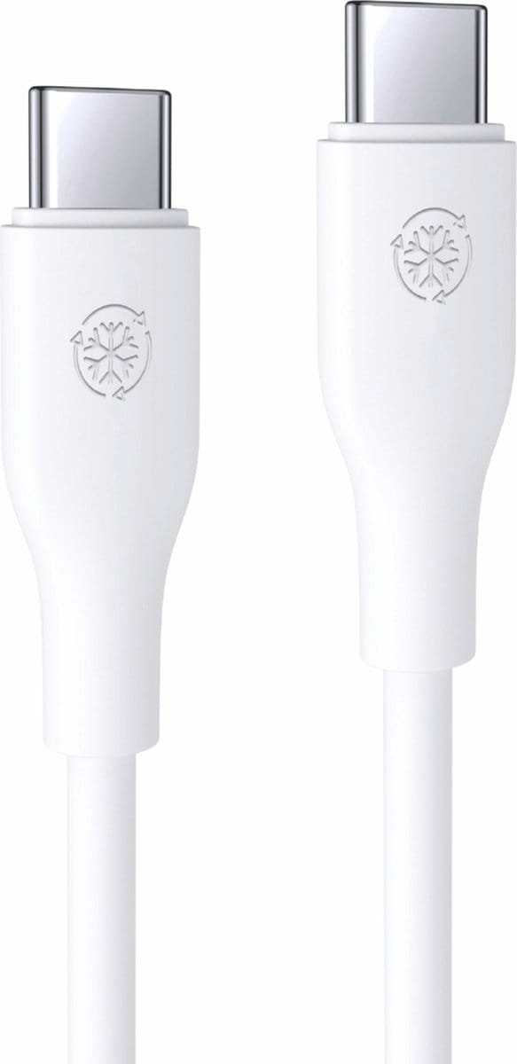 USB C Kabels - Sterk TPE Rubber - 1 Meter - USB-C naar USB-C - 60W Snellader - Universeel - Oplaadkabel - Snoer - Oplader Kabel USBC